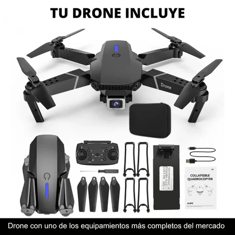 NUEVO DRONE 2025 4K con Cámara HD y Estabilizador - regalo 2 bateria extra - compra y obtenga un descuento.