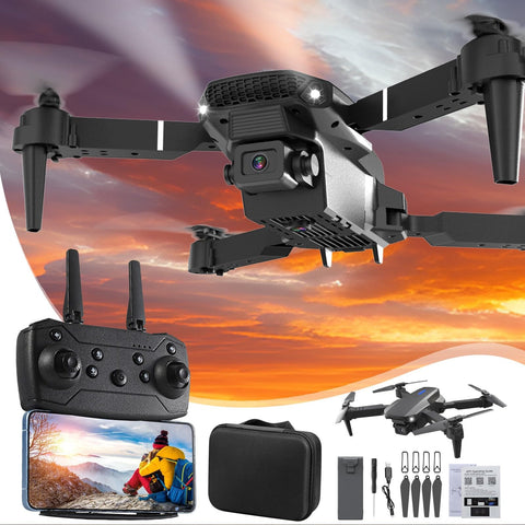 NUEVO DRONE 2025 4K con Cámara HD y Estabilizador - regalo 2 bateria extra - compra y obtenga un descuento.