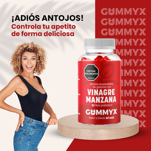 GOMAS VINAGRE SIDRA DE MANZANA + GUÍA PASO A PASO PARA BAJAR DE PESO