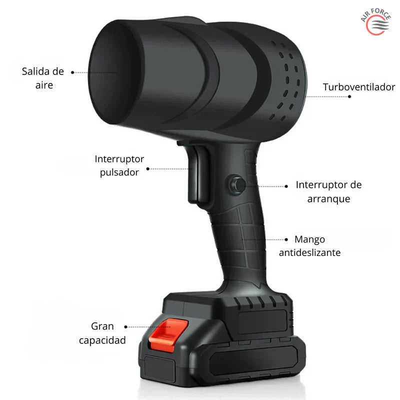 Soplador Air Force Potente, Compacto y ¡Sin Cables! 🚀