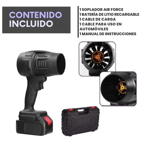 Soplador Air Force Potente, Compacto y ¡Sin Cables! 🚀
