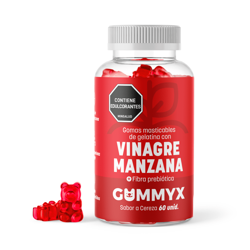 GOMAS VINAGRE SIDRA DE MANZANA + GUÍA PASO A PASO PARA BAJAR DE PESO