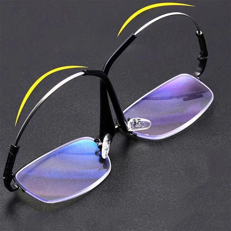 Gafas Multifocales Inteligentes TR90 con Zoom Automatico, Proteccion de Luz Azul y Amarilla