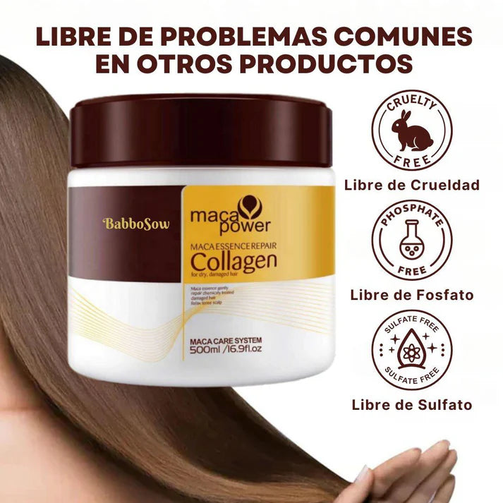 Tratamiento Capilar con Colágeno 200 ml – ¡Repara, Hidrata y Fortalece tu Cabello!