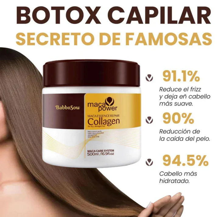Tratamiento Capilar con Colágeno 200 ml – ¡Repara, Hidrata y Fortalece tu Cabello!
