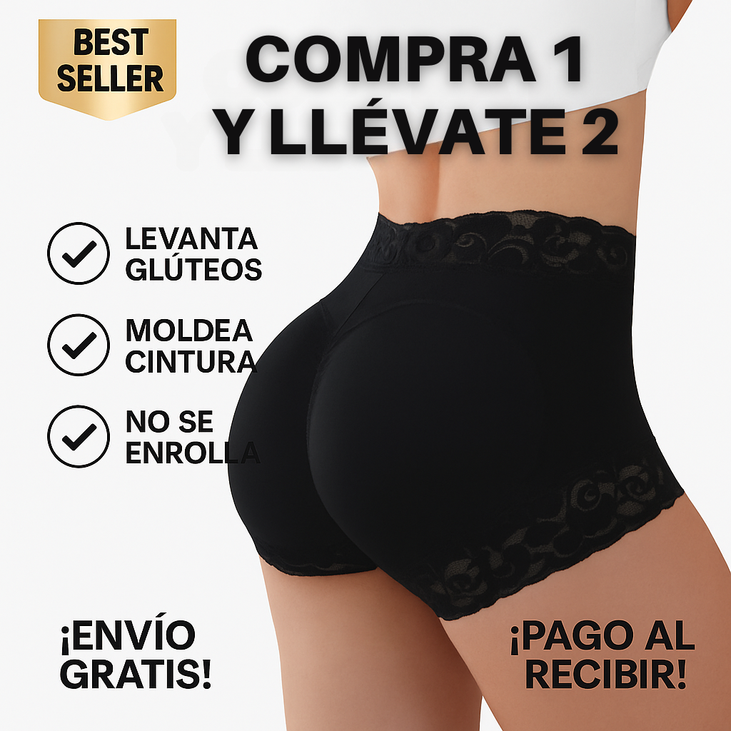 PANTY SHAPELIFT™ LEVANTACOLA Y FAJA REDUCTORA - COMPRA 1 LLEVA 2 POR SOLO
