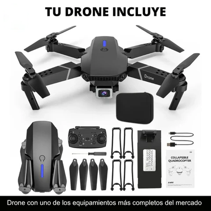 NUEVO DRONE 2025 4K con Cámara HD y Estabilizador - regalo 2 bateria extra - compra y obtenga un descuento.