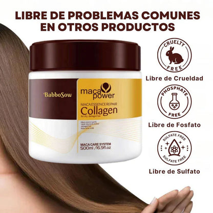 Tratamiento Capilar con Colágeno 200 ml – ¡Repara, Hidrata y Fortalece tu Cabello!